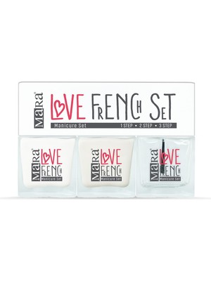 Mara Love French Manicure Set Beyaz