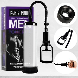 Dr. Love Penis Pump Men Güçlü Vakumlu Penis Pompası Silikon Başlıklı
