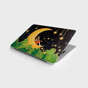 Sticker Art Laptop Sticker Bilgisayar Notebook Pc Kaplama Etiketi Ay Yıldız Kız