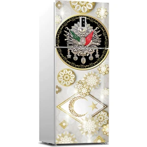 Sticker Art Buzdolabı Sticker Kaplama Dolap Kaplama Etiketi Osmanlı Arma