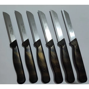  Solingen Meyve Sebze Bıçağı 12 Adet Mermer Desen  (1.kalite,tırtıklı)