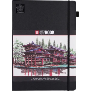 Sketchbook Sert Kapak Eskiz Çizim Defteri Ivory Kağıt 140 Gr. 80 Yaprak 21X29 Cm.