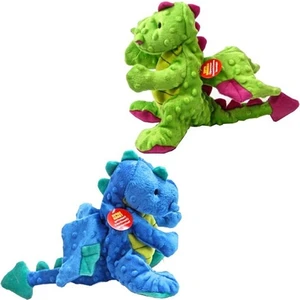 Vardem Chew It Sesli Ejderha Peluş Köpek Oyuncağı Yeşil & Mavi 36 cm
