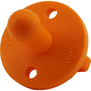 Lujo Bear Lujo Silikon Emzik ve Diş Kaşıyıcı (+6 Ay) Stage 2 - The Original Orange