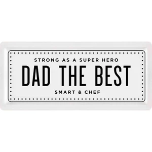 The Mia Dikdörtgen Servis Dad The Best - 35 x 16 cm