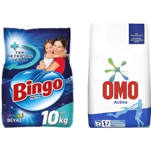 10 kg + Omo 10 kg Toz Deterjan