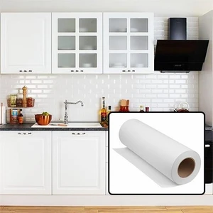 Sticker Art Parlak Beyaz Mobilya ve Dolap Kaplama Folyosu 68 cm 68 cm x 2 Metre