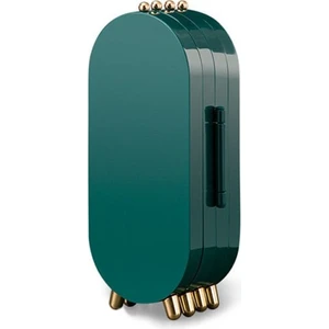 Kozmetik Için Organizatör Saklama Kutusu Takı Küpe Ekran Standı Bilezik Kolye Katlanabilir Taşınabilir Konteyner Kutusu Ev / Çalışma | Saklama Kutuları ve bidon