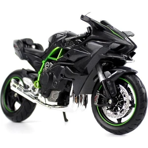 Yemek 1:18 Ninja H2 R Motosiklet Diecast Alaşım Model Oyuncak