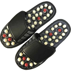 Sağlık Akupunktur Refleksoloji Shiatsu Bahar Döner 3D Ayak Masaj Terlik Omurga Sandal Vücut Detoks Ayak Masaj Ayakkabı | Ayak Bakım Aracı