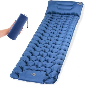 Kendinden Şişme Kamp Matı - Mavi (Yurt Dışından)