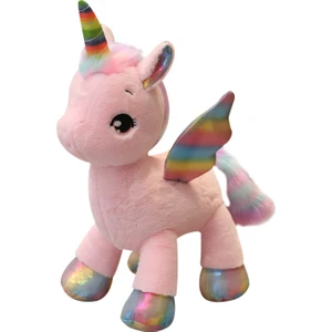 40 Pmmythical Unicorn Peluş Oyuncaklar Yumuşak Dolması Karikatür Hayvan At Bebek Yastıklar Pegasus Bebekler Yılbaşı Hediyeleri Çocuklar Için Çocuklar | Doldurulmuş peluş Hayvanlar (Pembe)
