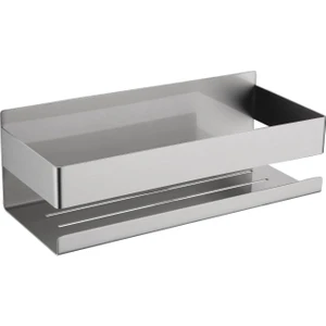 Metal Paslanmaz Çelik Banyo Rafı - Gümüş (Yurt Dışından)