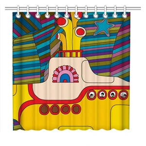 Karikatür Desen Banyo Duş Perdesi | Duş Perdeleri (180 * 200CM)