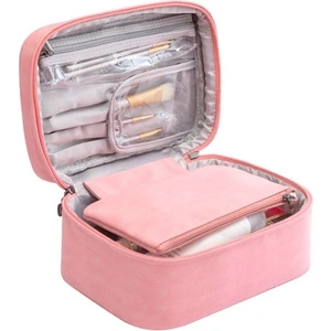 Büyük Kapasiteli Profesyonel Kozmetik Çantası - Pembe (Yurt Dışından)