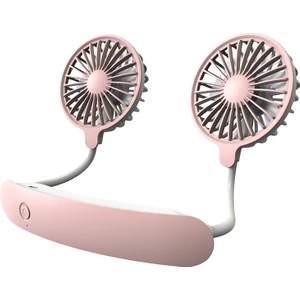 YKD Store F6 Açık Mini Asma Boyun Fan USB Şarj Tembel Küçük Fan (Pembe) (Yurt Dışından)