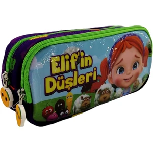 Lisanslı Elif'in Düşleri Çift Gözlü Kalem Çantası