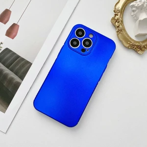 Apple iPhone 13 Pro Metalic Renk Kamera Korumalı Silikon Kılıf