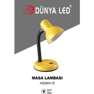 Dünya Led Dünya LED HS3601-S Masa Lambası Sarı Renk Yüksek Lümen Pratik Kullanım