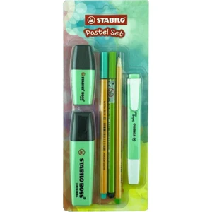 Tek Renk Pastel Set 6'lı Yeşil 70/116-6