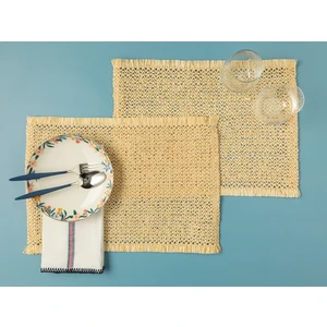 English Home Festival Pe 2'li Amerikan Servis 30 x 45 cm Bej