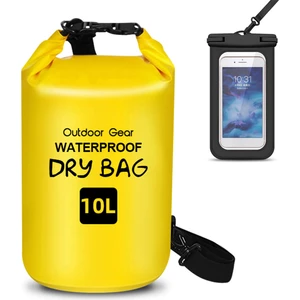 10L Su Geçirmez Kuru Çanta ve Telefon Kılıfı Rulo Kuru (Yurt Dışından)