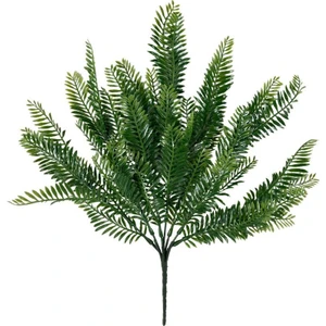 Yapay Çiçek Canlı Yeşil Fern Demet Garnitür Aradal Dekoratif Yapay Bitki