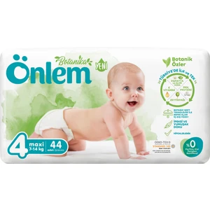 Botanika Bebek Bezi Ikili Jumbo Paket 4 Beden Maxi 44 Adet (7-14 kg)