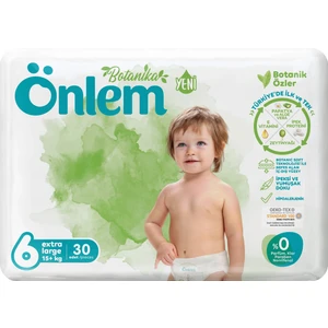 Botanika Bebek Bezi Ikili Jumbo Paket 6 Beden Extra Large 30 Adet (16+ kg)
