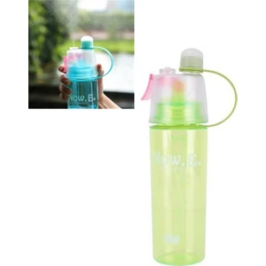 600ML Yaratıcı Sprey Su Şişesi Yeşil