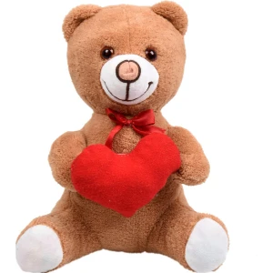 Sevdiklerinize Özel Kalp Tutan, Şirin Peluş Ayıcık - 30 cm