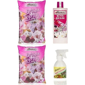Orkide Toprağı 6 Lt  Orkide Besini 225 ml
