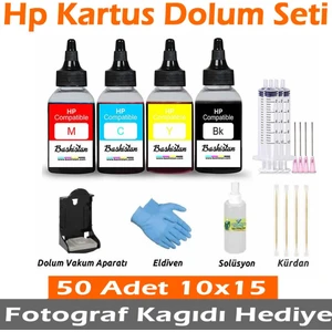 Hp Muadil Kartuş Dolum Seti (4X100ML)