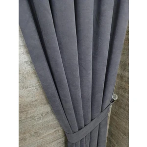 Bbb Petek Kadife Dokulu Fon Perde Tek Kanat 1x2,5 Pileli