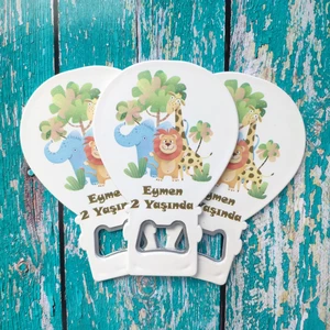 Hoşgeldin Bebek Balon Magnet Açacak Safari 10'lu