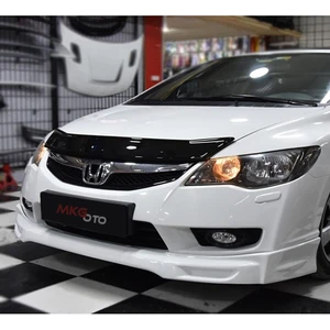 Civic Fd6 2006-2012 Ön Kaput Koruyucu Rüzgarlığı Piano Black 3.2 mm Kalın Plastik