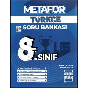 Gerçek Başarı Yayınları 8.Sınıf Türkçe Metafor Soru Bankası
