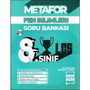 Gerçek Başarı Yayınları Gerçek Başarı 8. Sınıf Fen Bilimleri Metafor Soru Bankası