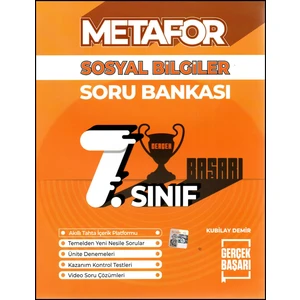 Gerçek Başarı Yayınları 7.Sınıf Sosyal Bilgiler Metafor Soru Bankası