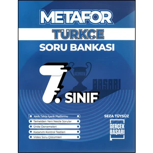 Gerçek Başarı Yayınları Gerçek Başarı 7. Sınıf Türkçe Metafor Soru Bankası