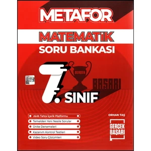 Gerçek Başarı Yayınları 7.Sınıf Matematik Metafor Soru Bankası