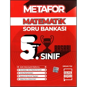 Gerçek Başarı Yayınları Gerçek Başarı 5.Sınıf Matematik Metafor Soru Bankası