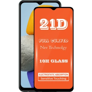 Kzy Samsung Galaxy M23 Tam Kaplayan 21D Temperli Ekran Koruyucu Cam