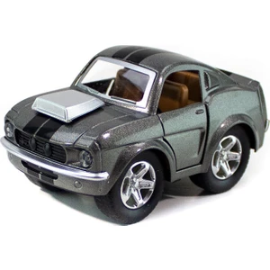 Metal Ford Mustang Mini Çek Bırak Mini Gri 9 cm