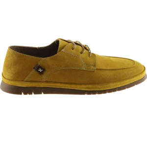 Bueno Shoes Sarı Süet Erkek Günlük Ayakkabı