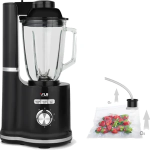 SF717 2 in 1 Cam Hazneli 6 Bıçaklı Vakumlu Blender Seti (Yui Türkiye Garantili)