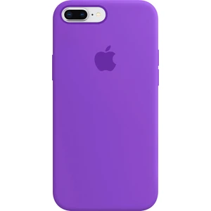 Apple iPhone 7 Plus Logolu Kılıf Lansman Silikon Kılıf - Mor