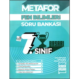 Gerçek Başarı Yayınları 7. Sınıf Fen Bilimleri Metafor Soru Bankası (Ciltli)