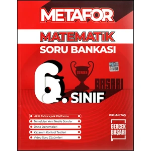 Gerçek Başarı Yayınları 6.Sınıf Matematik Metafor Soru Bankası (Ciltli)