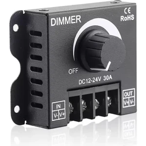 Dc 12V 24V 30A LED Sürücü Dimmer 360W 720W Voltaj Ayarlı Ampul